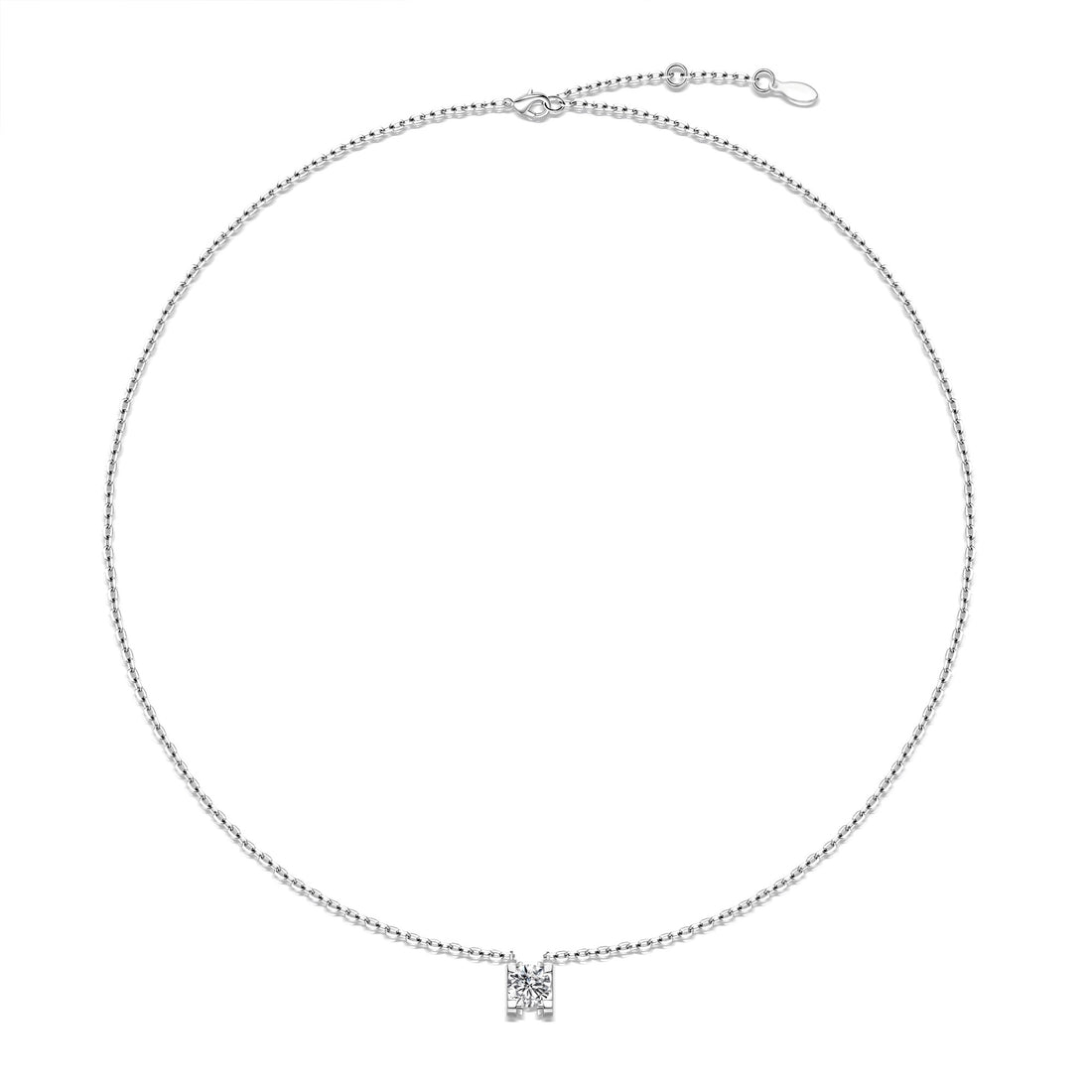 Elegant Square Diamond Necklace