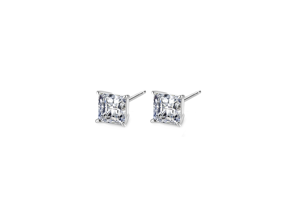 Noble Square Diamond Earrings
