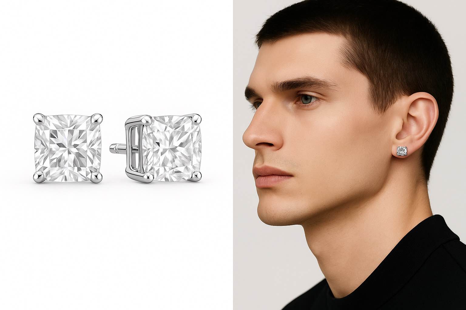 Crystal Shining Square Diamond