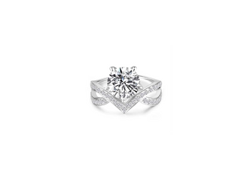 Intertwined Love Diamond Ring
