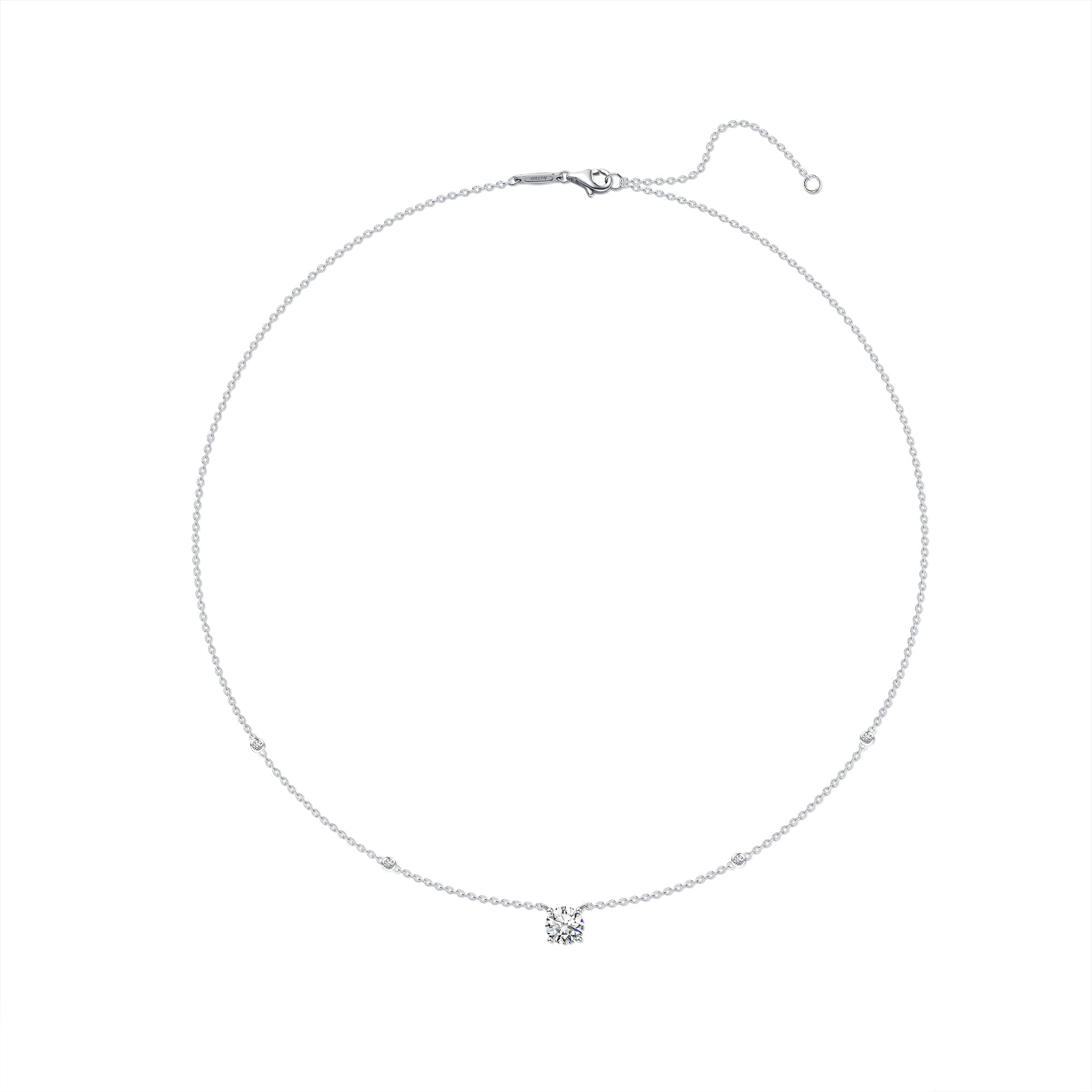 Crystal Diamond - Embellished Choker Necklace