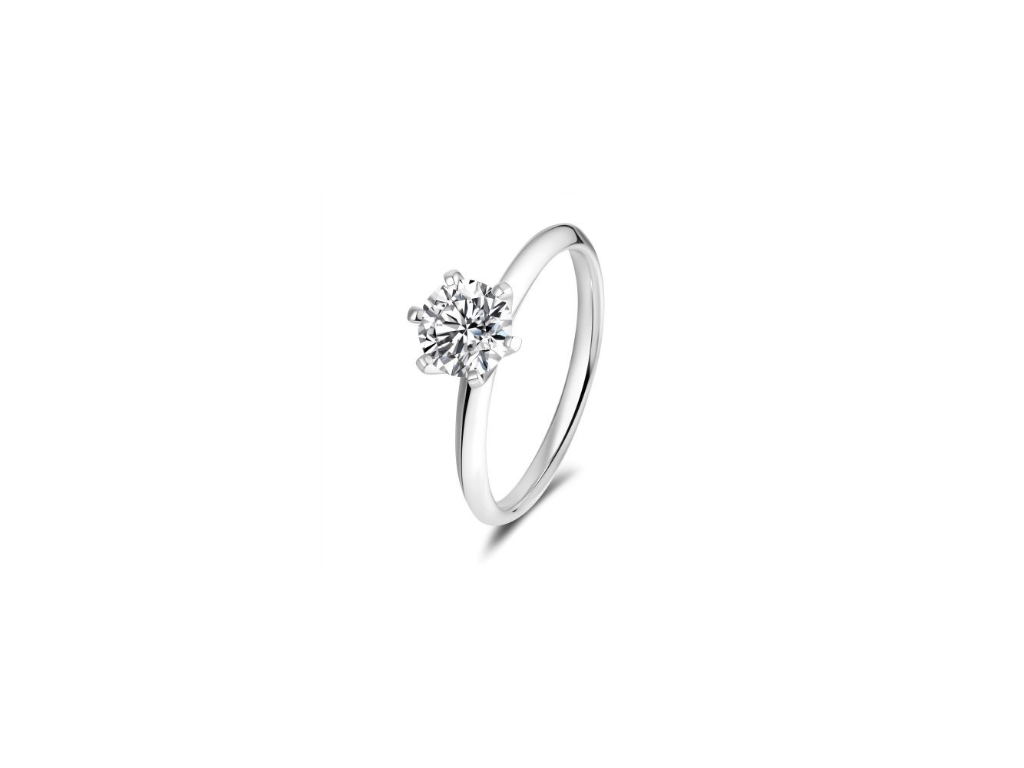 Flowing Light Classic Diamond Ring