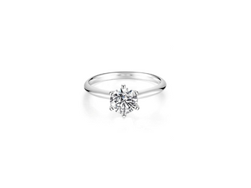 Flowing Light Classic Diamond Ring