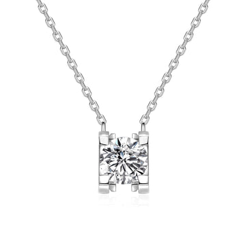 Elegant Square Diamond Necklace