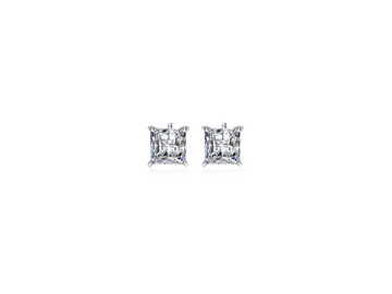 Noble Square Diamond Earrings