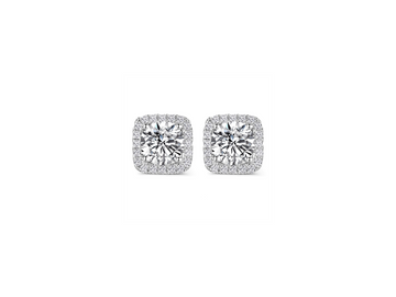 Noble Square Diamond Earrings