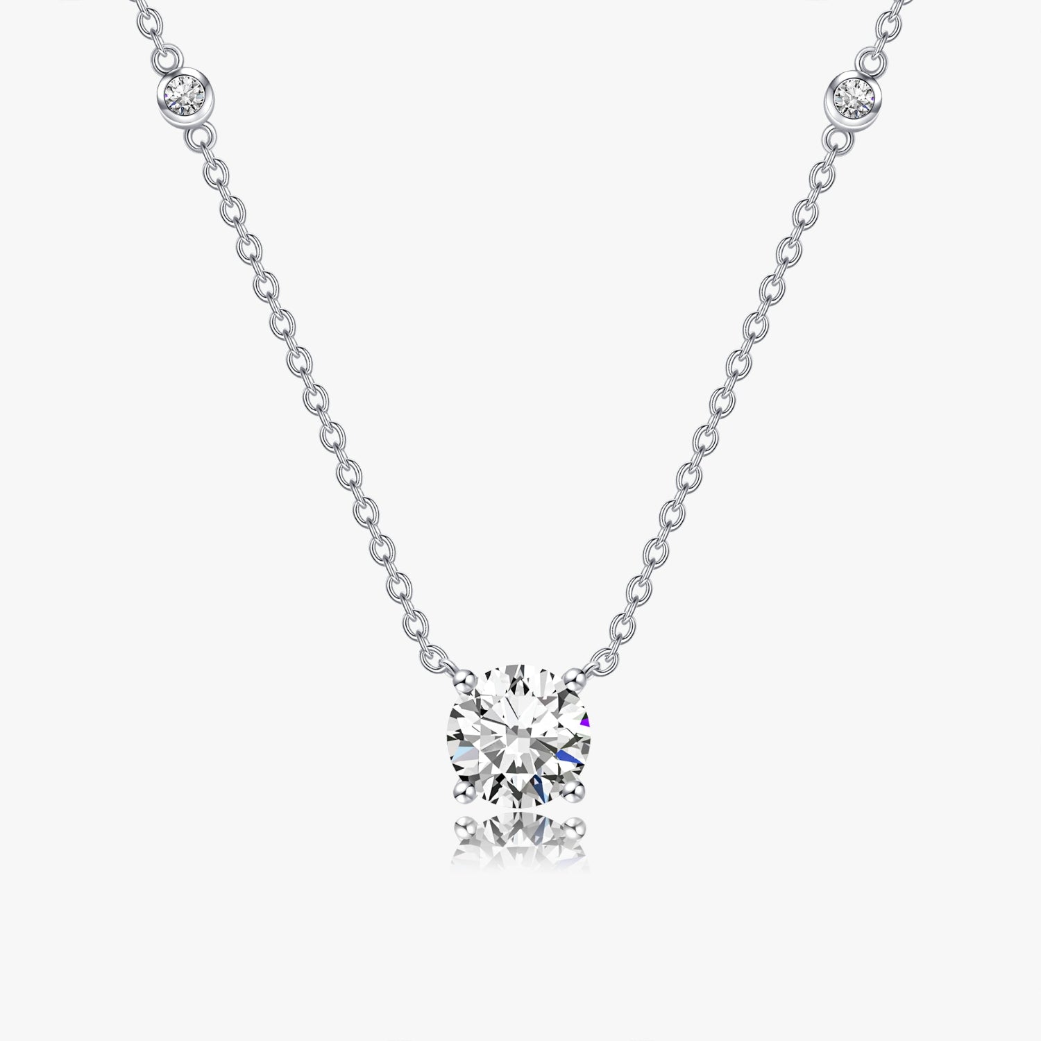 Crystal Diamond - Embellished Choker Necklace