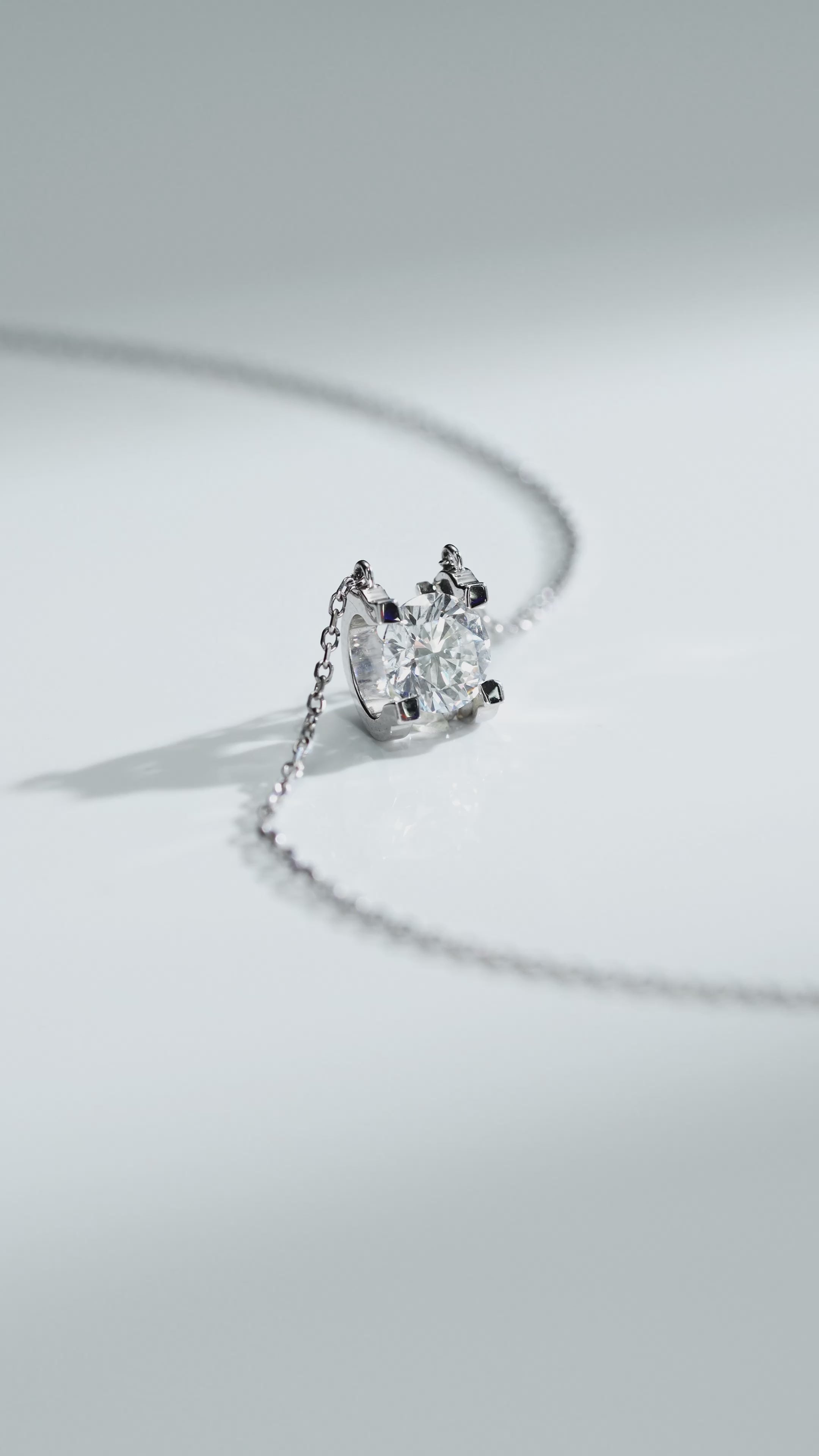 Elegant Square Diamond Necklace